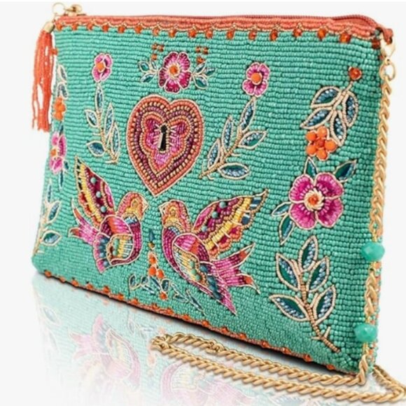 Mary Frances Two in Love Mini Bag: Slim crossbody phone bag - Picture 1 of 5